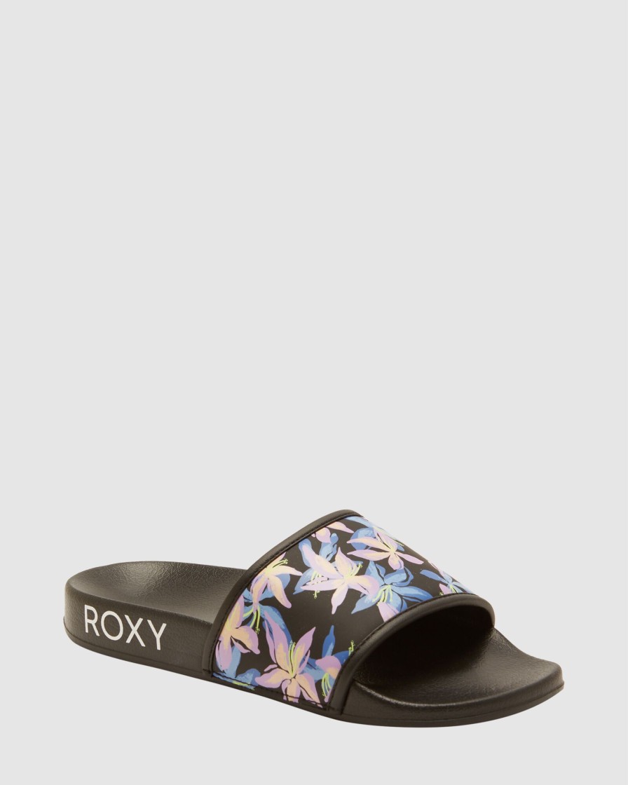 Women ROXY Slides | Womens Slippy Sandals