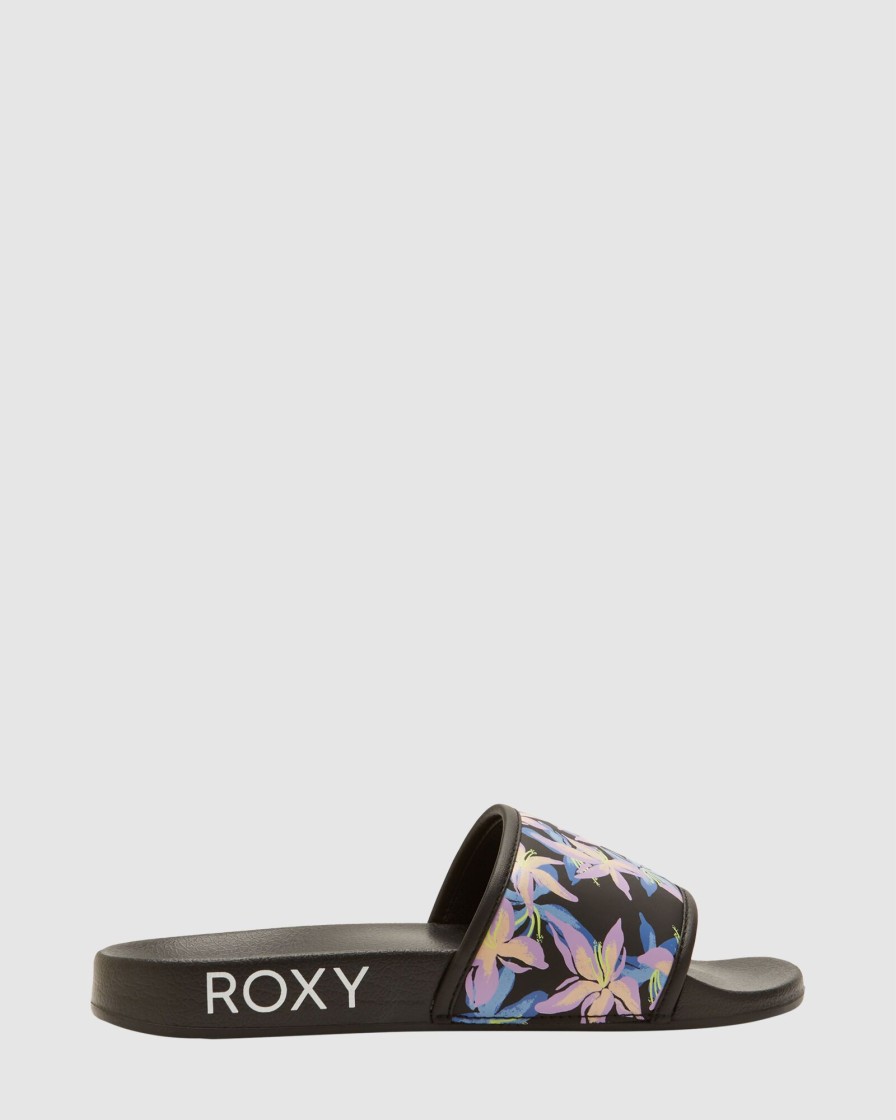 Women ROXY Slides | Womens Slippy Sandals