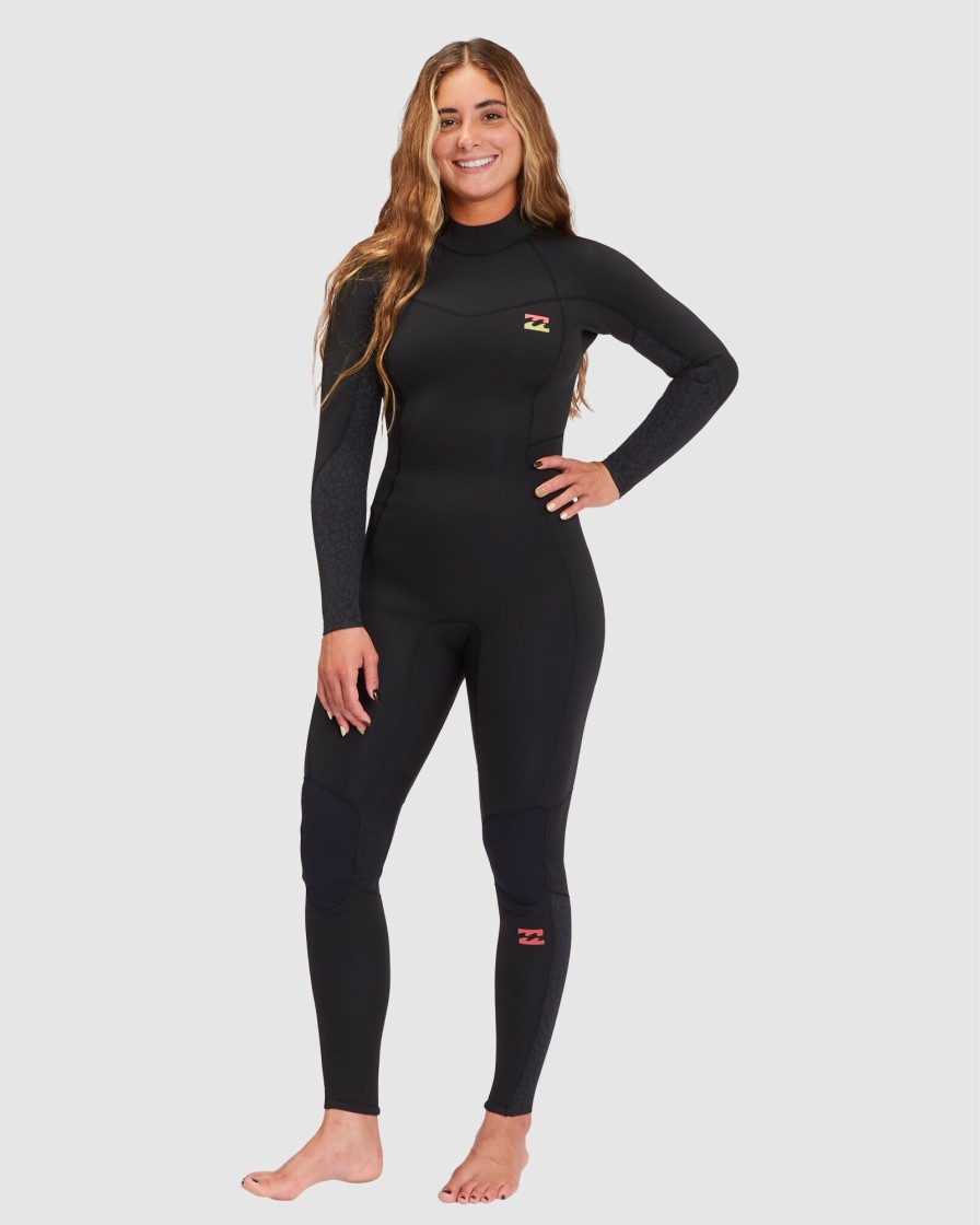 Women BILLABONG Wetsuits | 4/3 Synergy Back Zip Steamer Wetsuit