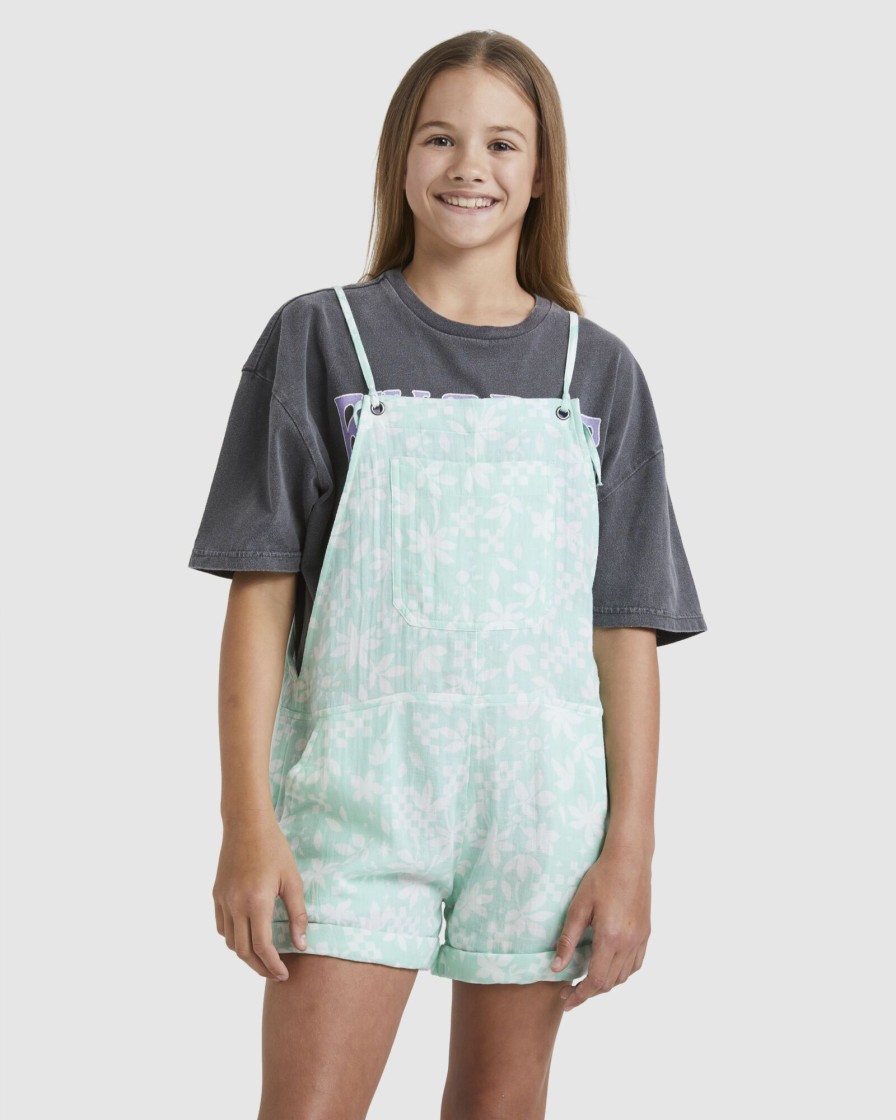 Youth BILLABONG Clothing | Girls 6-14 Catch A Wave Montana Playsuit