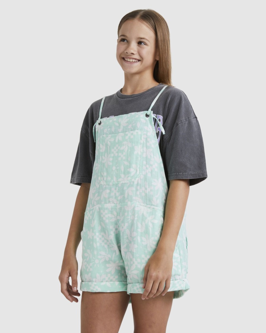 Youth BILLABONG Clothing | Girls 6-14 Catch A Wave Montana Playsuit