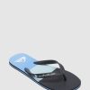 Men QUIKSILVER Thongs | Mens Molokai Panel Flip-Flops