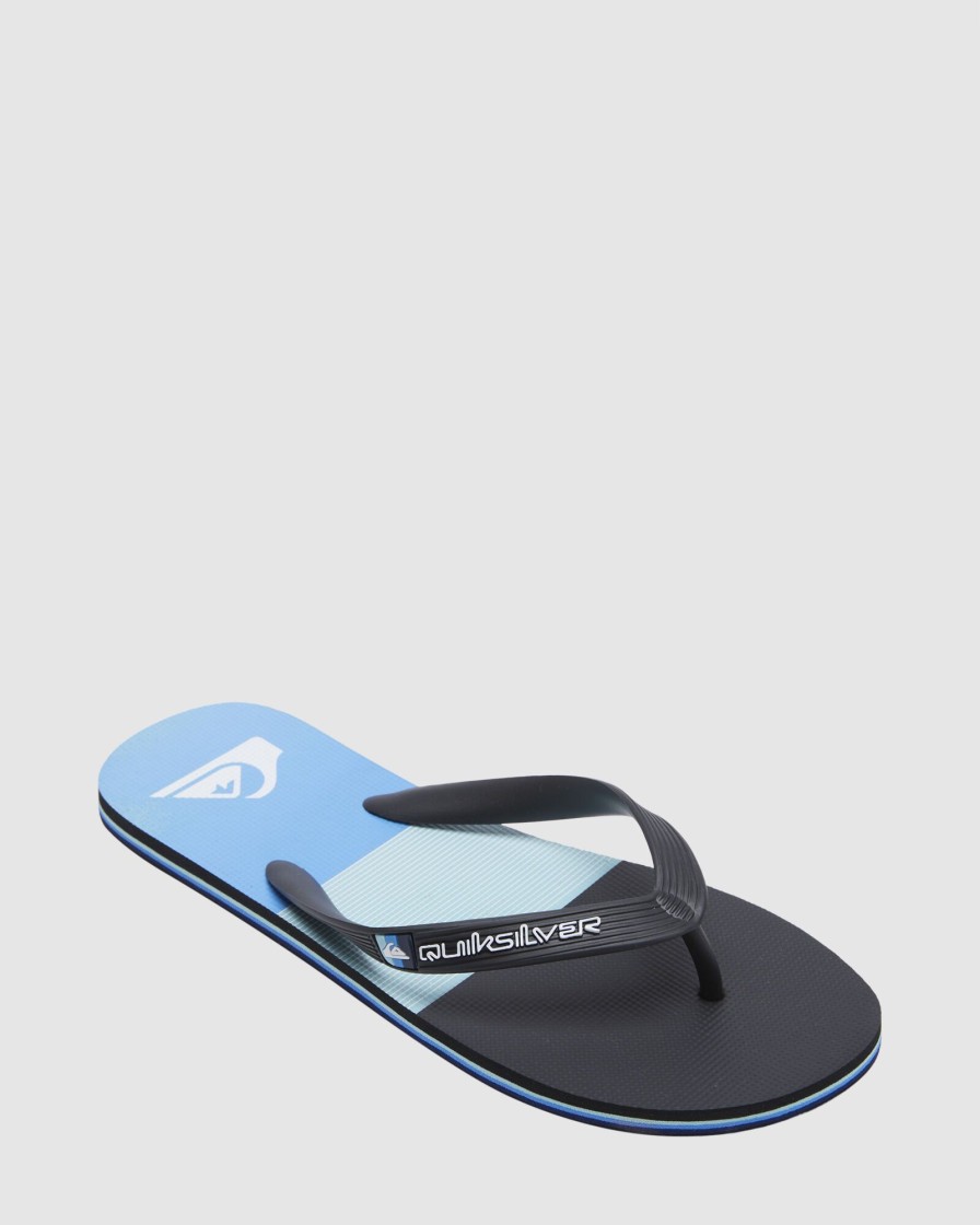 Men QUIKSILVER Thongs | Mens Molokai Panel Flip-Flops