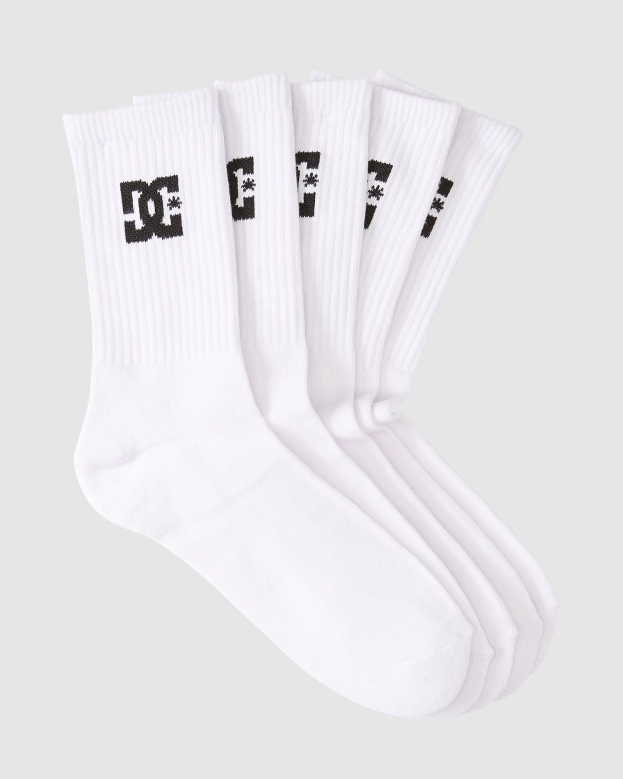 Men DC SHOES Socks & Underwear | Spp Dc Crew 5Pk