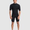 Men QUIKSILVER Wetsuits | Mens 2/2Mm Everyday Sessions Short Sleeve Back Zip Springsuit