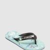 Youth QUIKSILVER Footwear | Boys Molokai Art Flip-Flops