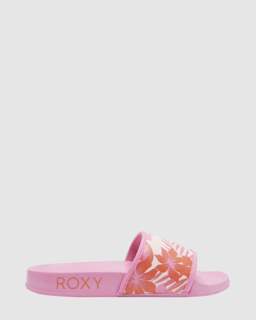 Women ROXY Slides | Womens Slippy Sandals