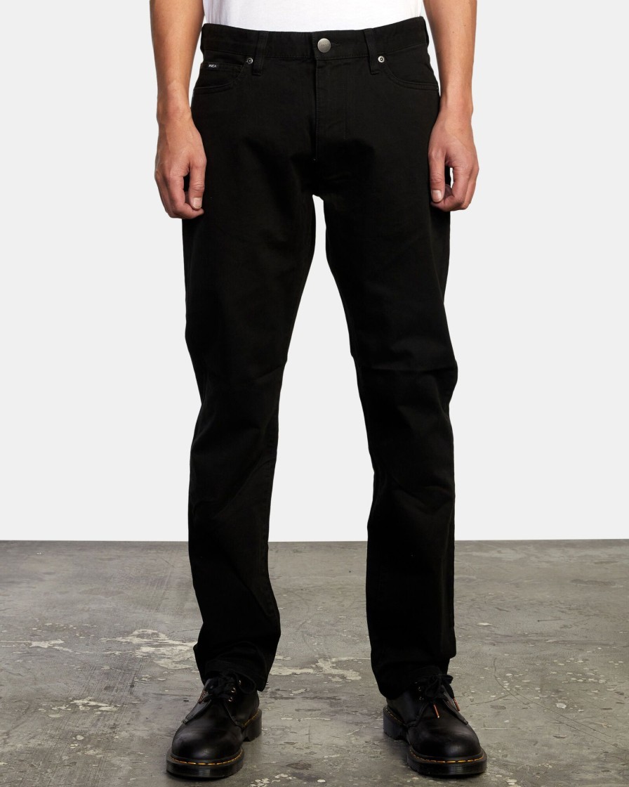 Men RVCA Pants | Daggers Twill Slim Fit Pants