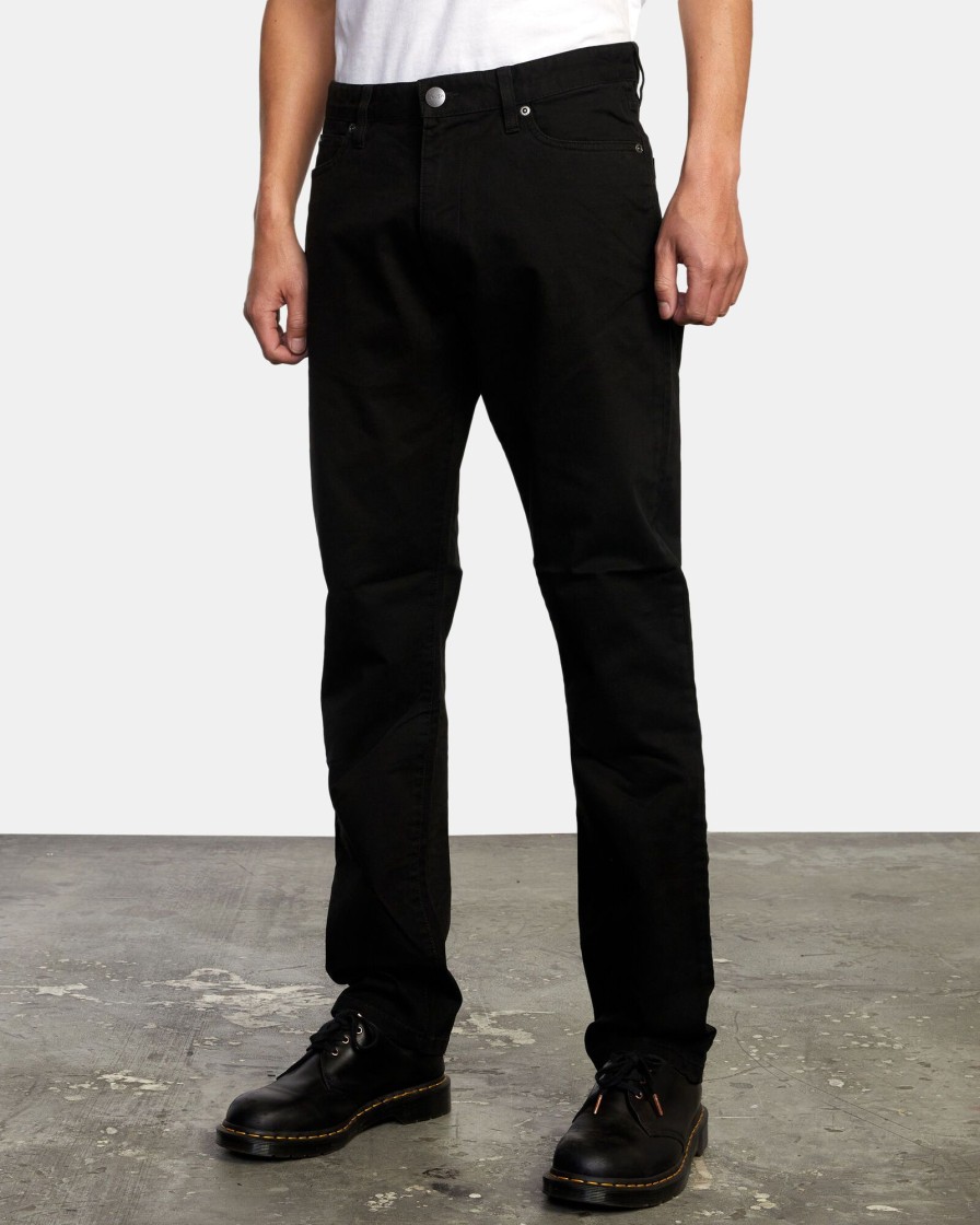 Men RVCA Pants | Daggers Twill Slim Fit Pants