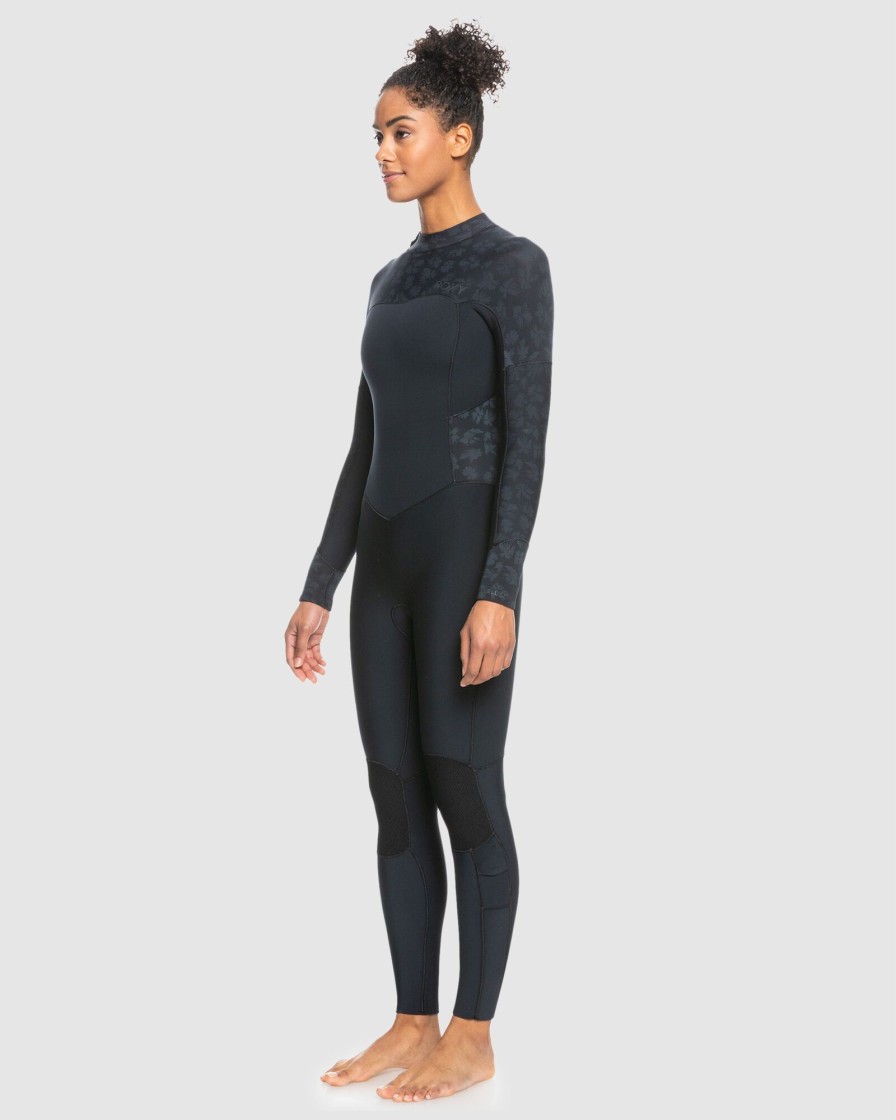 Women ROXY Wetsuits | Womens 4/3Mm Swell Series Back Zip Wetsuit