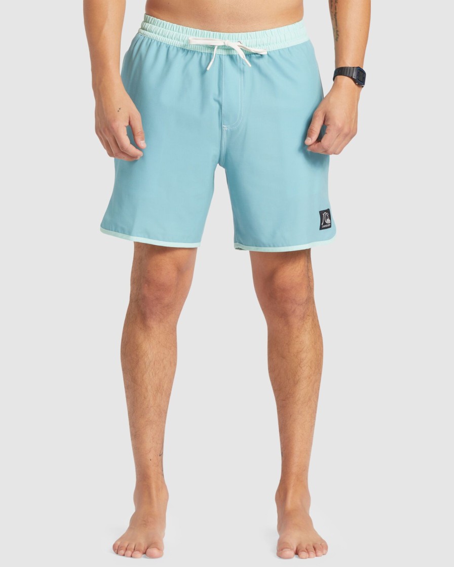 Men QUIKSILVER Boardshorts | Mens Original Scallop 17" Swim Shorts