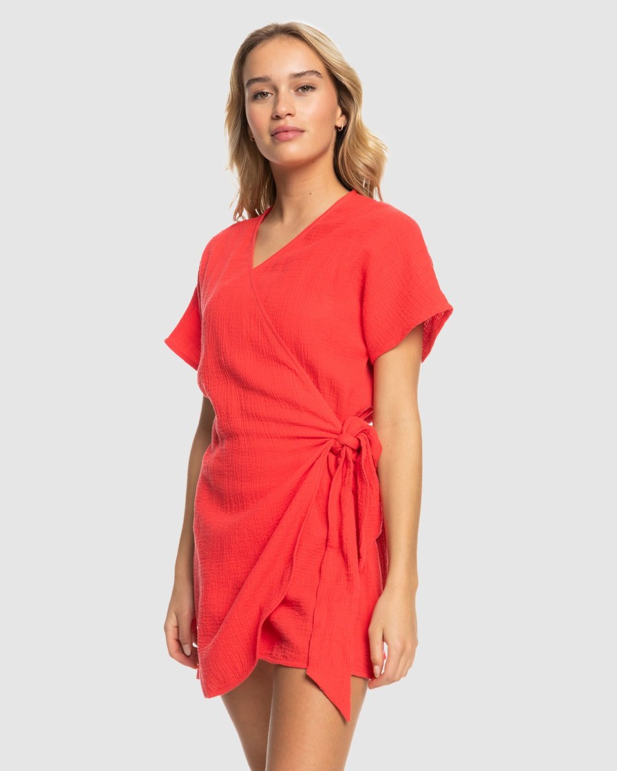 Women ROXY Overswim | Womens Sweetest Summer Love Beach Wrapped Dress