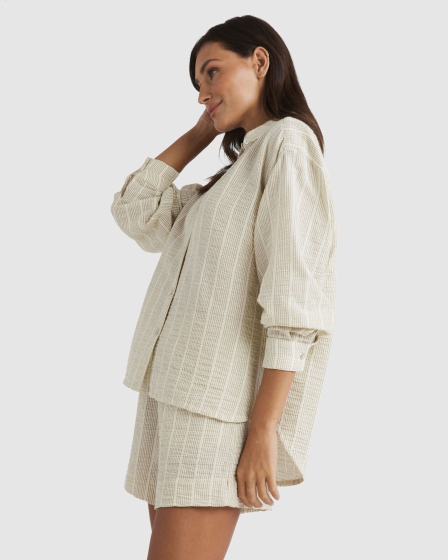 Women NUNUI Tops | Perfect Stripe Shirt