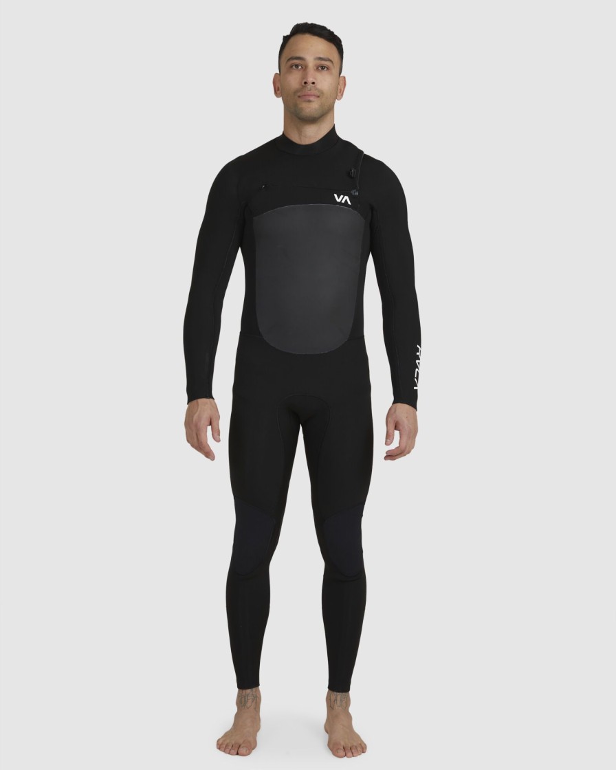 Men RVCA Wetsuits | 4/3 Balance Chest Zip Steamer