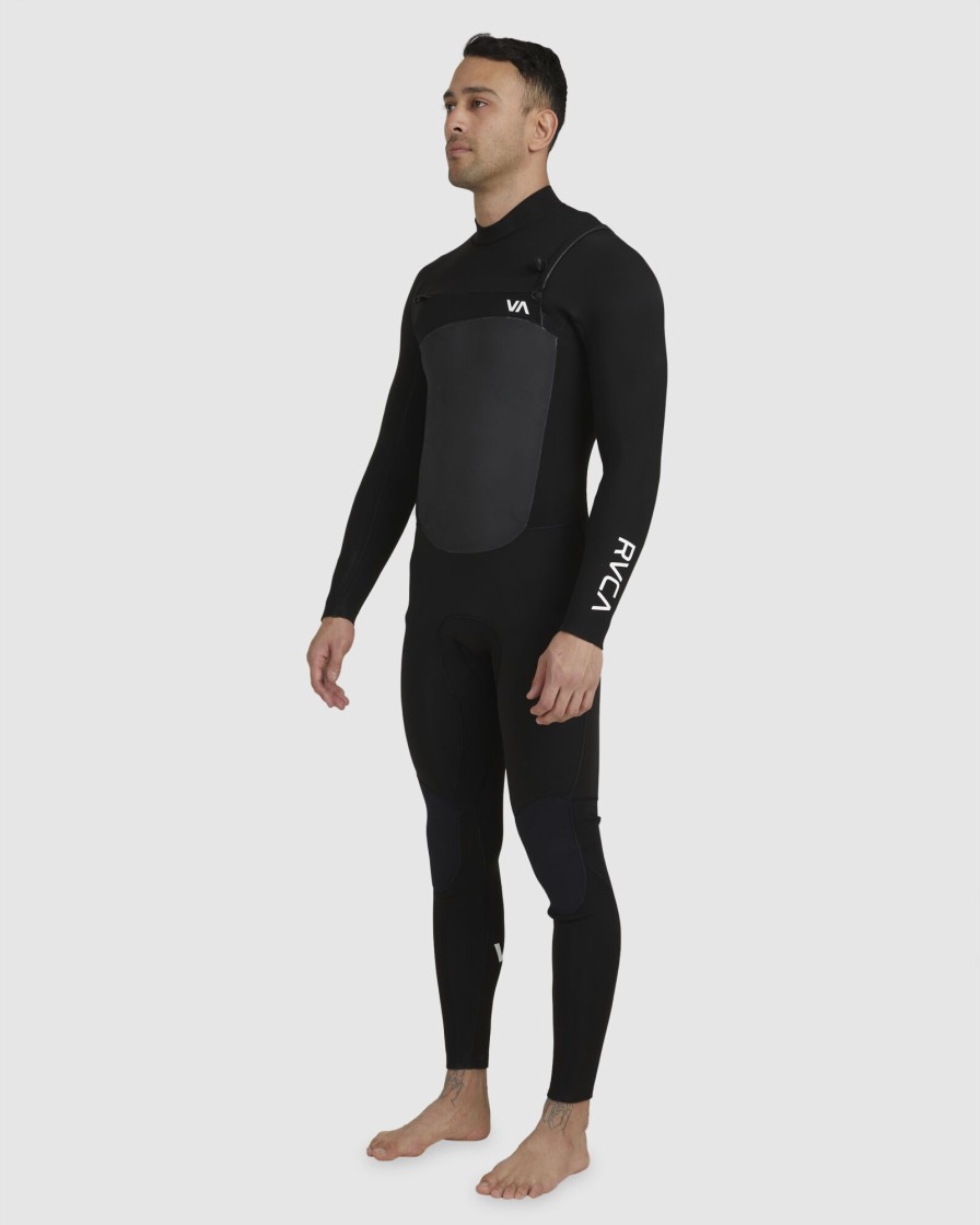 Men RVCA Wetsuits | 4/3 Balance Chest Zip Steamer