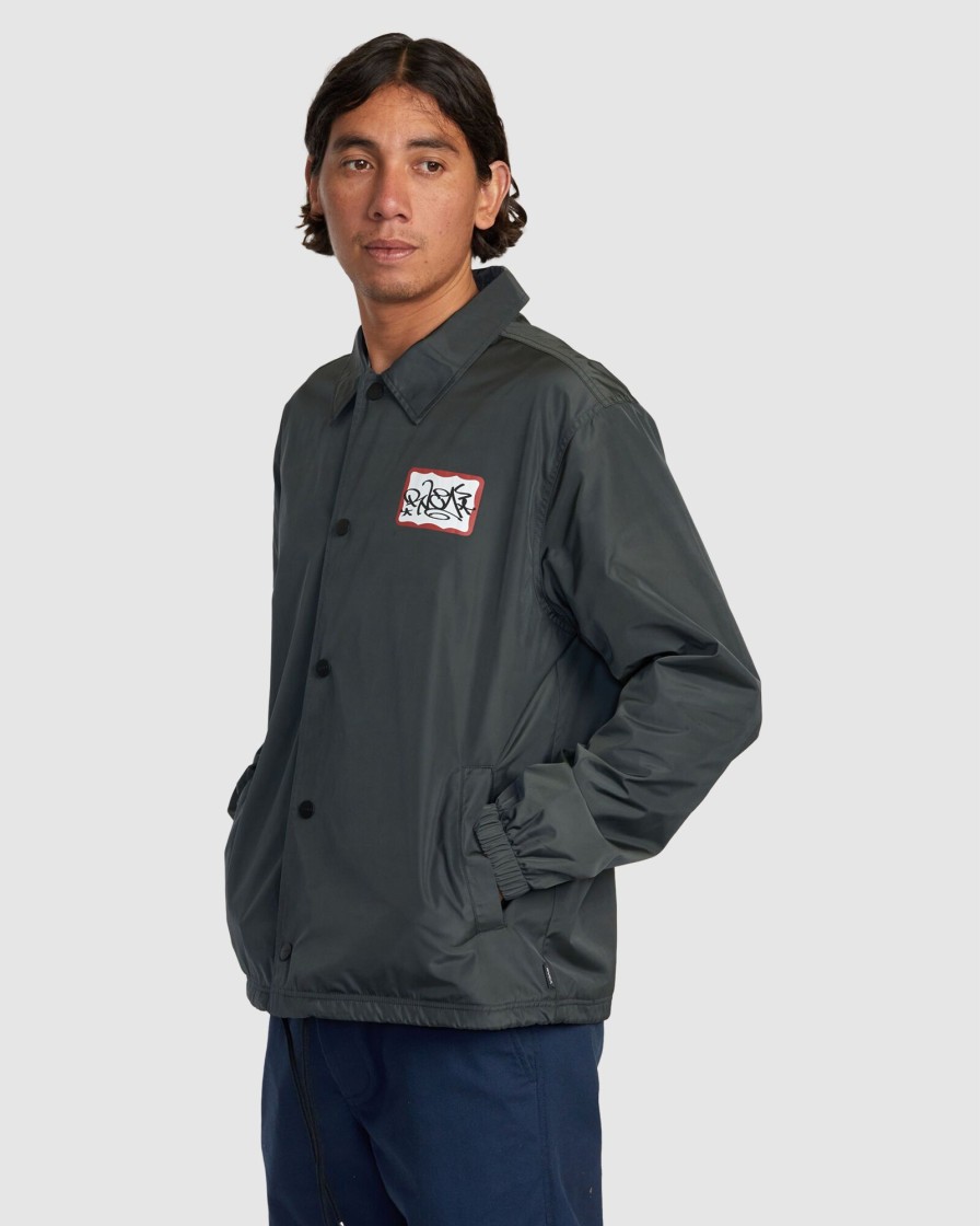 Men RVCA Jackets | Rvca Coaches Jacket