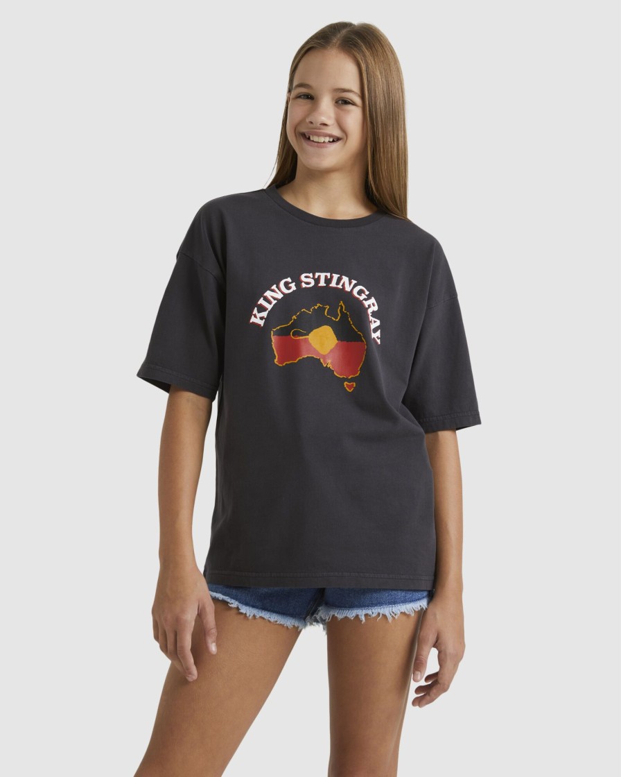 Youth BILLABONG Clothing | Girls 6-14 King Stingray Hay Wanhaka T-Shirt