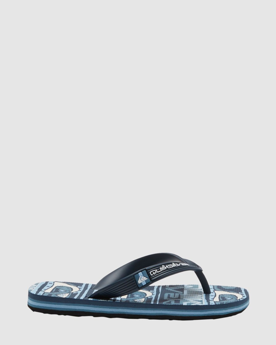 Youth QUIKSILVER Footwear | Boys Molokai Art Flip-Flops