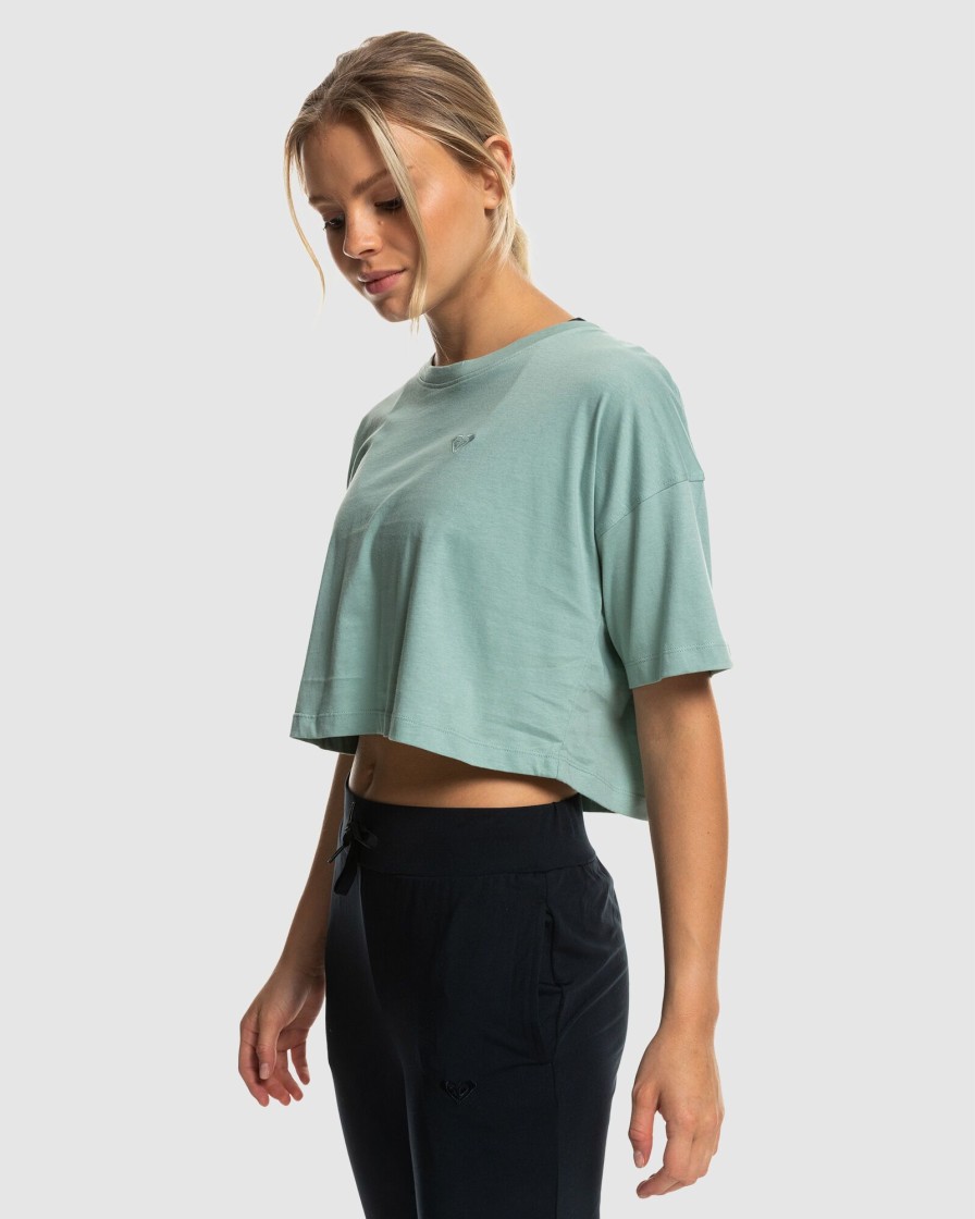 Women ROXY Tops | Essential Sports T-Shirt