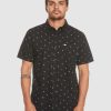 Men QUIKSILVER Shirts | Mens Minimo Short Sleeve Shirt