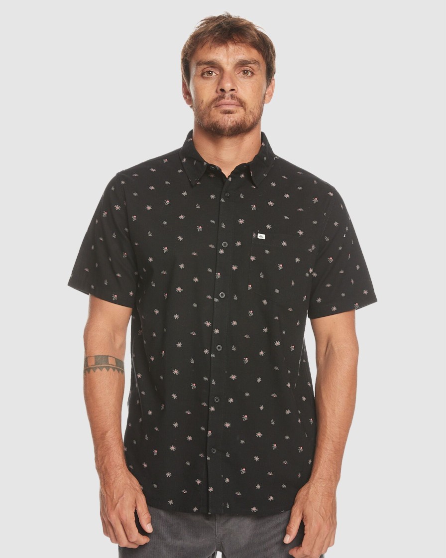 Men QUIKSILVER Shirts | Mens Minimo Short Sleeve Shirt