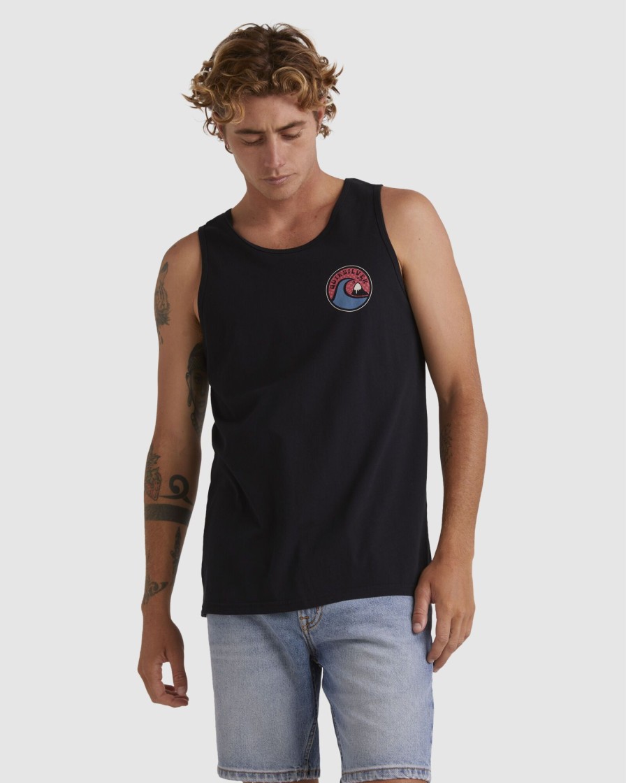 Men QUIKSILVER Singlets & Tanks | Mens Feeling The Vibe Muscle Vest Top