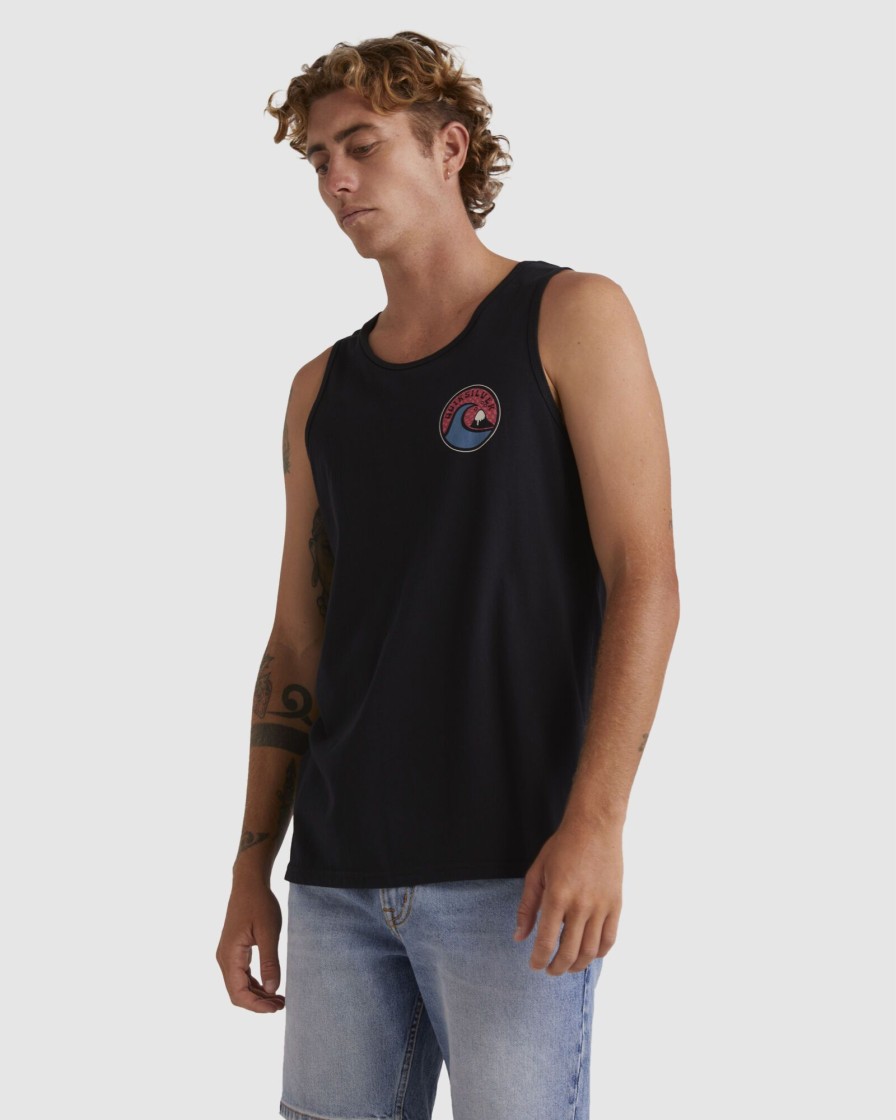 Men QUIKSILVER Singlets & Tanks | Mens Feeling The Vibe Muscle Vest Top