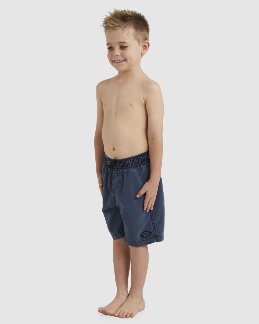 Youth BILLABONG Clothing | Boys 0-7 All Day Overdye Layback Boardshorts 13"