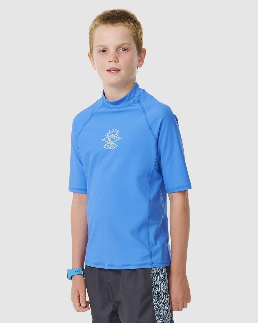 Youth RIP CURL Clothing | Shred Rock Upf S/S-Boy