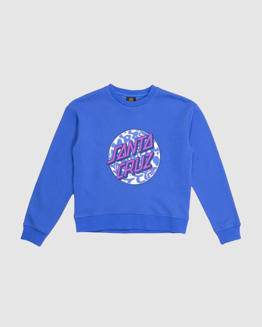 Youth SANTA CRUZ Clothing | Zebra Marble Dot Sweater Prp