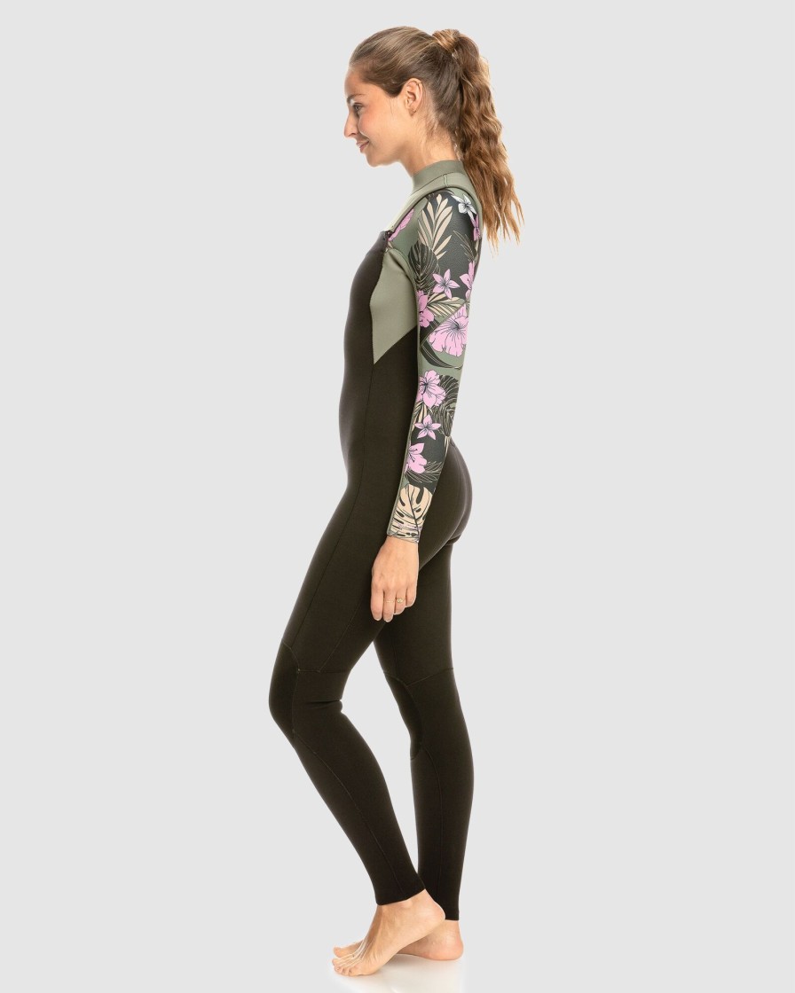 Women ROXY Wetsuits | 3/2Mm Elite Chest Zip Wetsuit