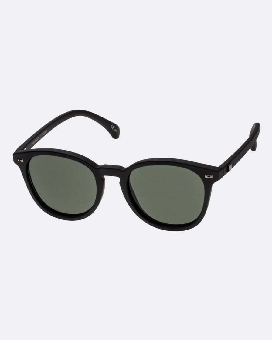 Men LE SPECS Sunglasses | Bandwagon Black Rubber