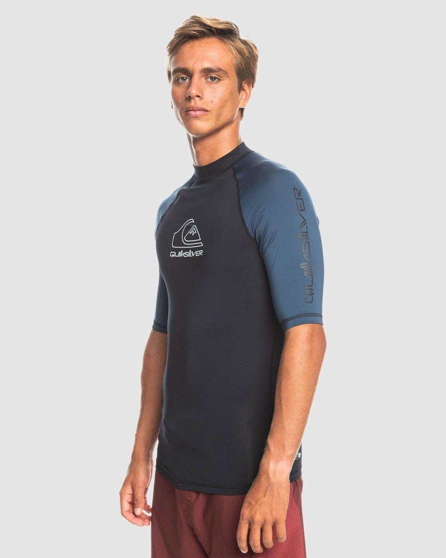 Men QUIKSILVER Rashvests | Mens On Tour Short Sleeve Rash Vest