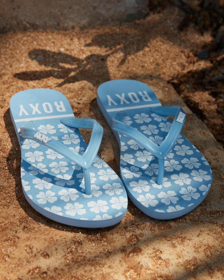 Youth ROXY Footwear | Girls Viva Stamp Sandals