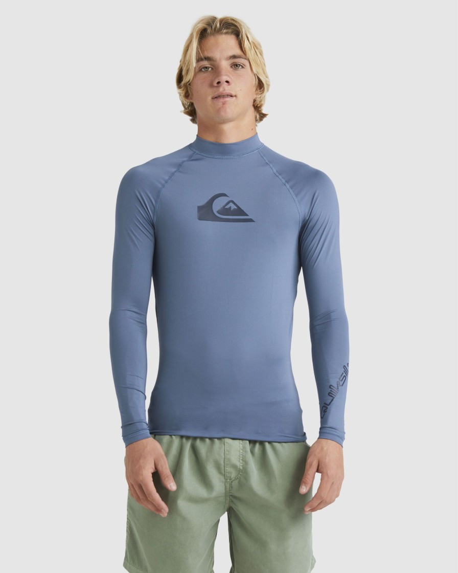 Men QUIKSILVER Rashvests | Mens All Time Long Sleeve Upf 50 Rash Vest