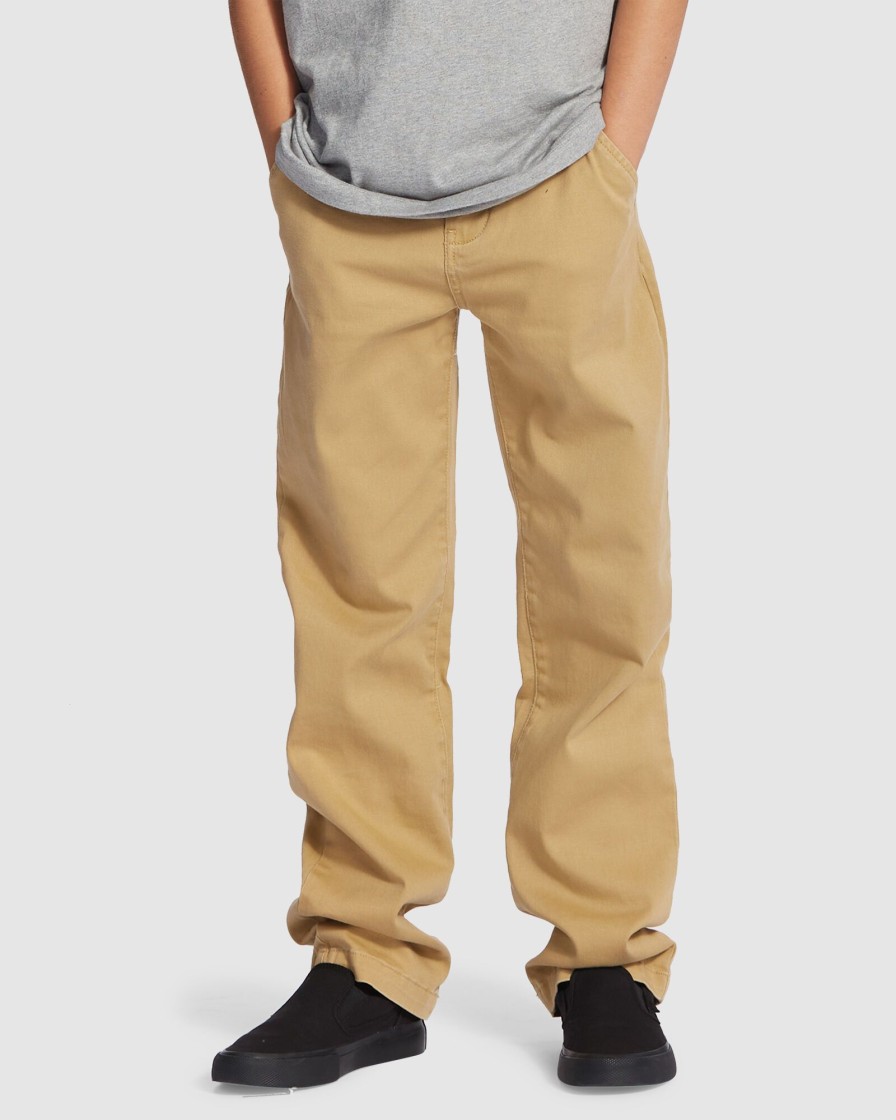 Youth DC SHOES Clothing | Boys' Worker Relaxed Fit Chino Pants