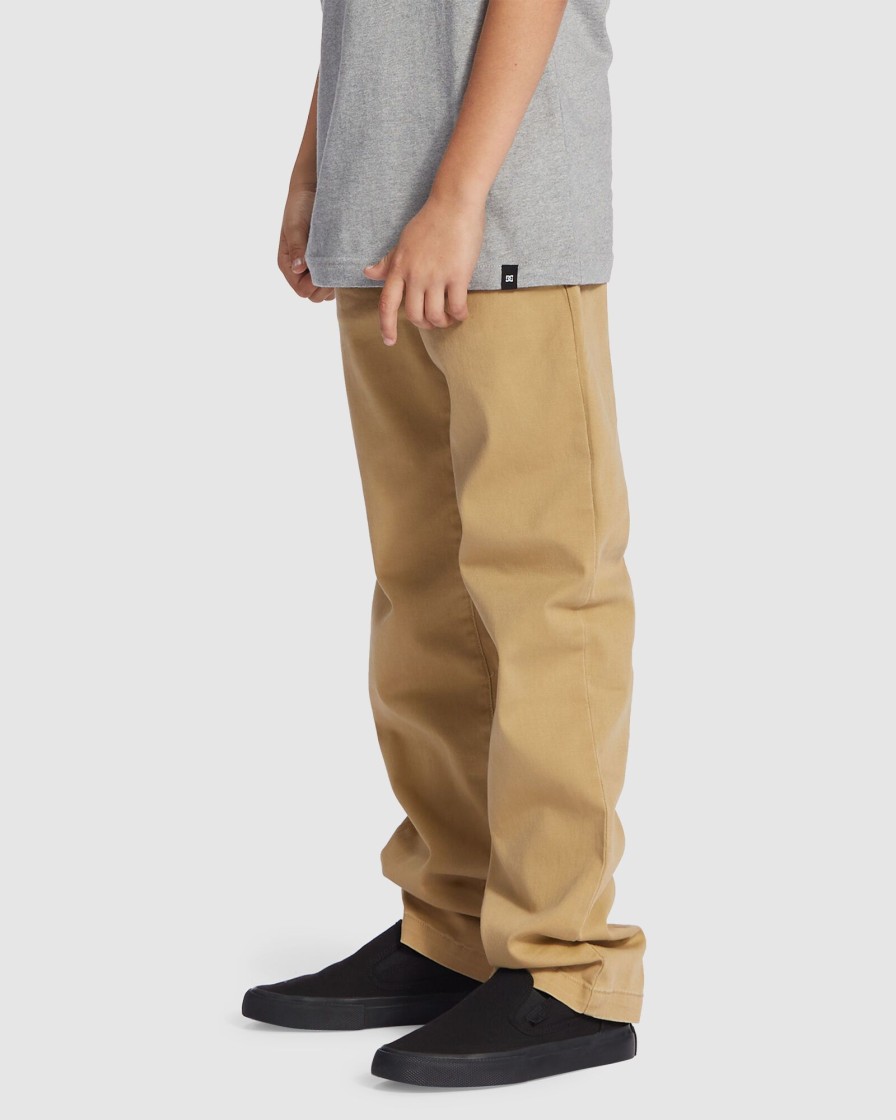 Youth DC SHOES Clothing | Boys' Worker Relaxed Fit Chino Pants