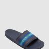 Men QUIKSILVER Slides | Mens Rivi Wordmark Slide Slider Sandals