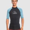 Men QUIKSILVER Rashvests | Mens On Tour Short Sleeve Rash Vest