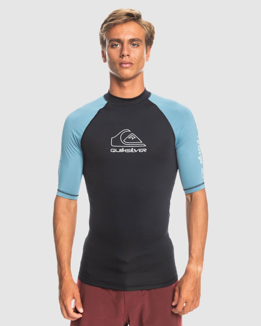 Men QUIKSILVER Rashvests | Mens On Tour Short Sleeve Rash Vest