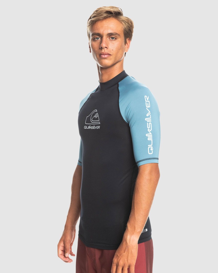 Men QUIKSILVER Rashvests | Mens On Tour Short Sleeve Rash Vest