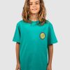 Youth SANTA CRUZ Clothing | Outer Ringed Dot Tee Grn