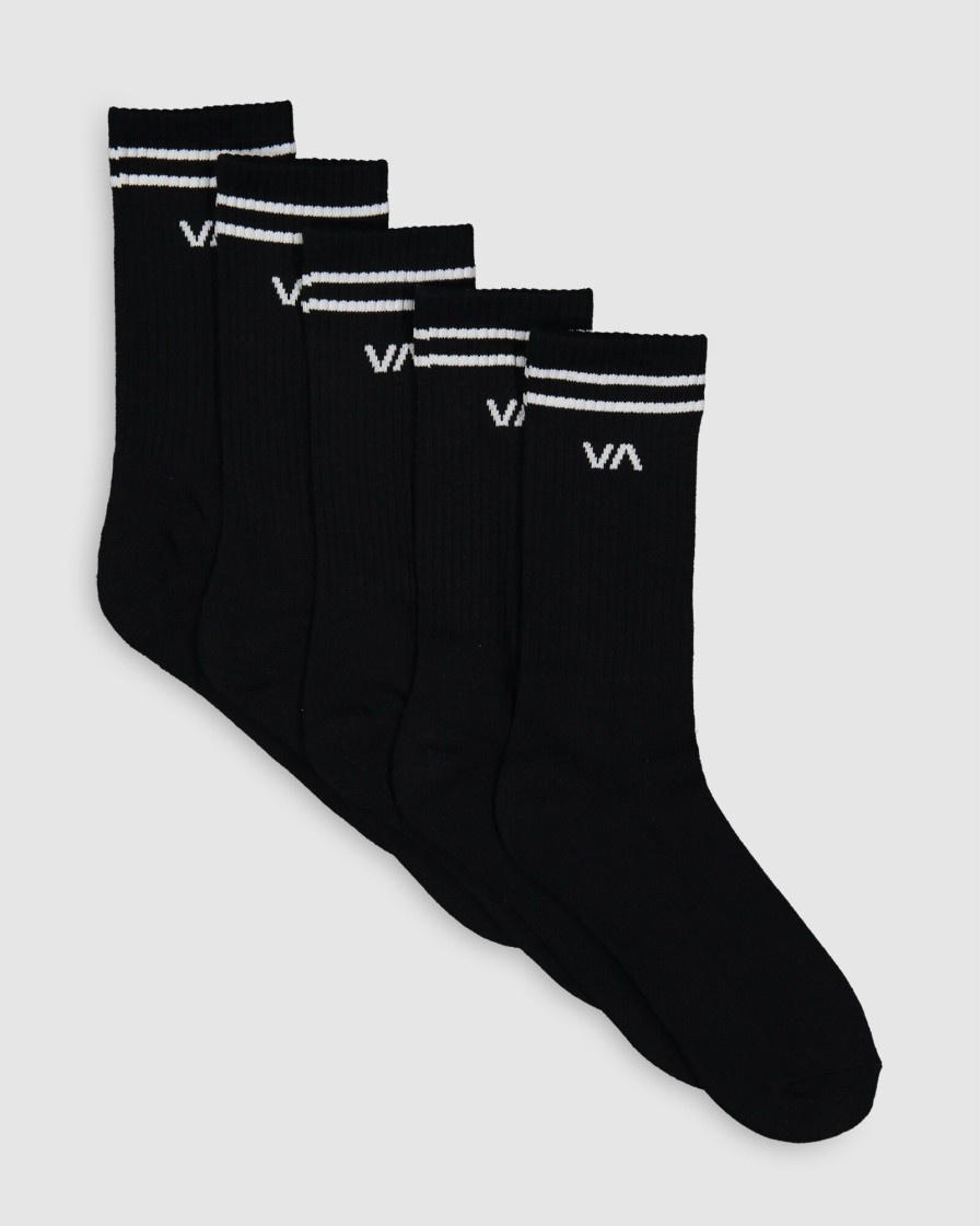 Men RVCA Socks & Underwear | Union Sock Iii 5 Pack