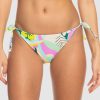 Women ROXY Bikini Bottoms | Womens Rave Wave Tie Side Bikini Bottoms