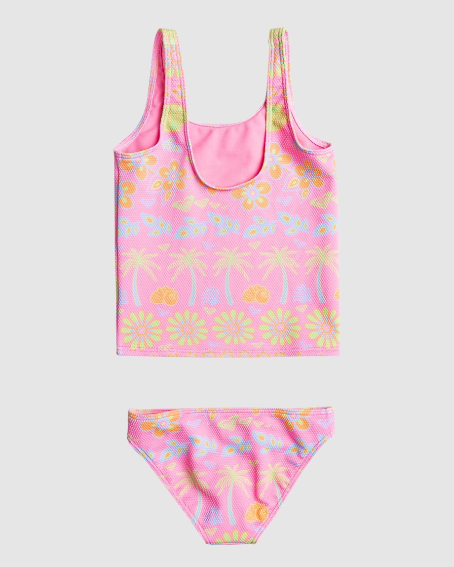 Youth ROXY Clothing | Girls 2-7 Beach Day Together Two Piece Tankini Set