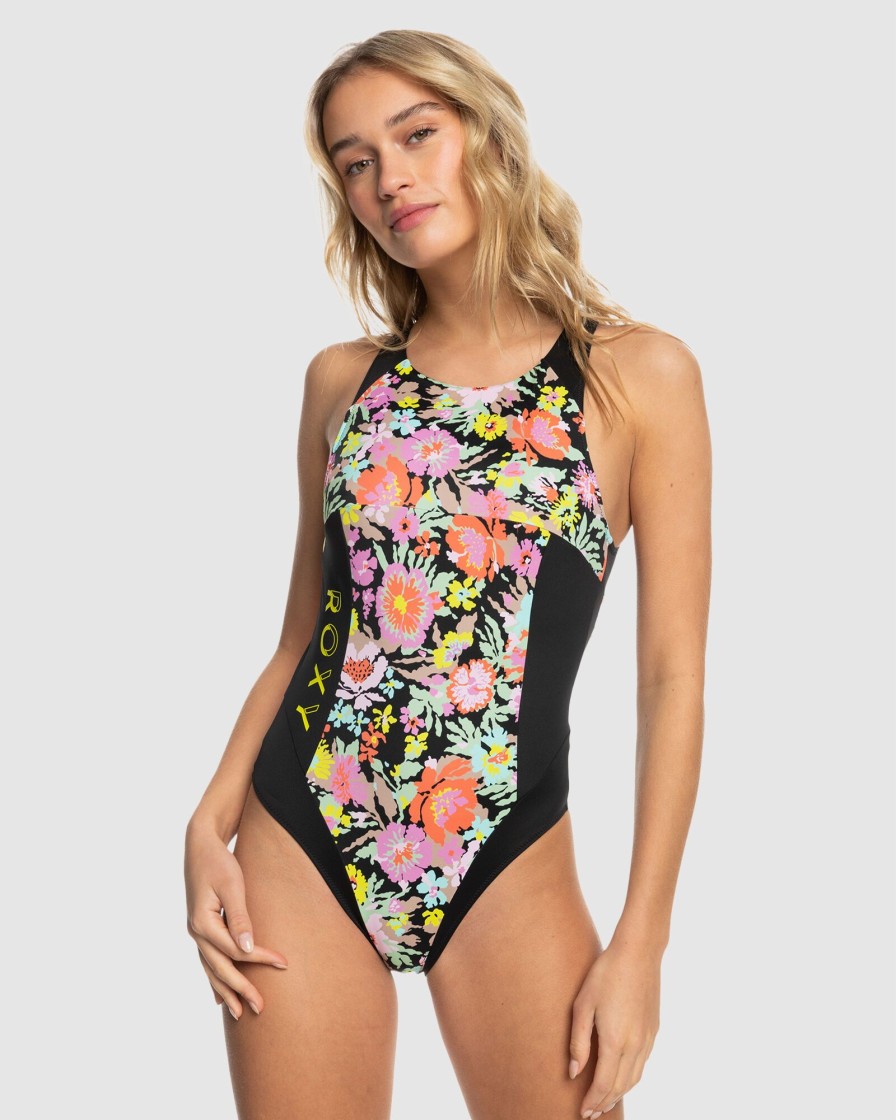 Women ROXY One Pieces | Womens Roxy Active Active One-Piece Swimsuit