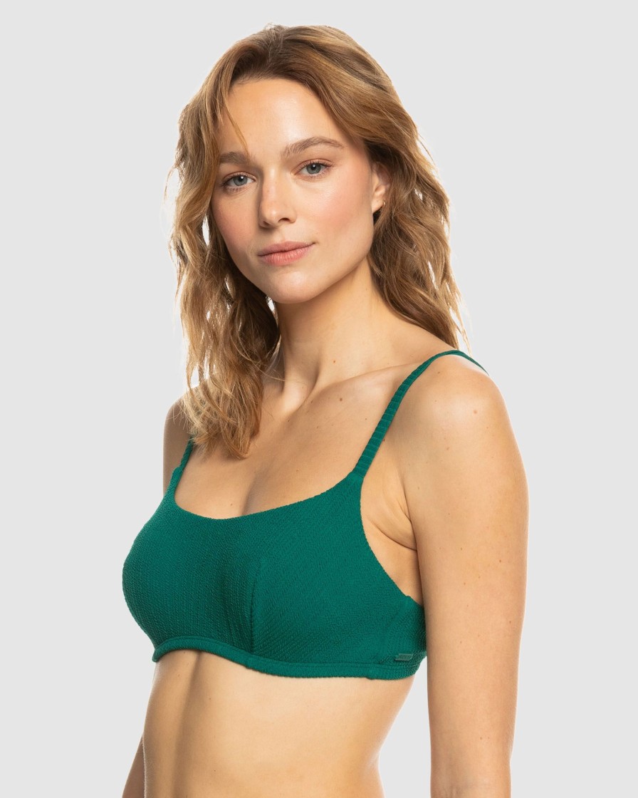 Women ROXY Bikini Tops | Womens Aruba Bralette Bikini Top