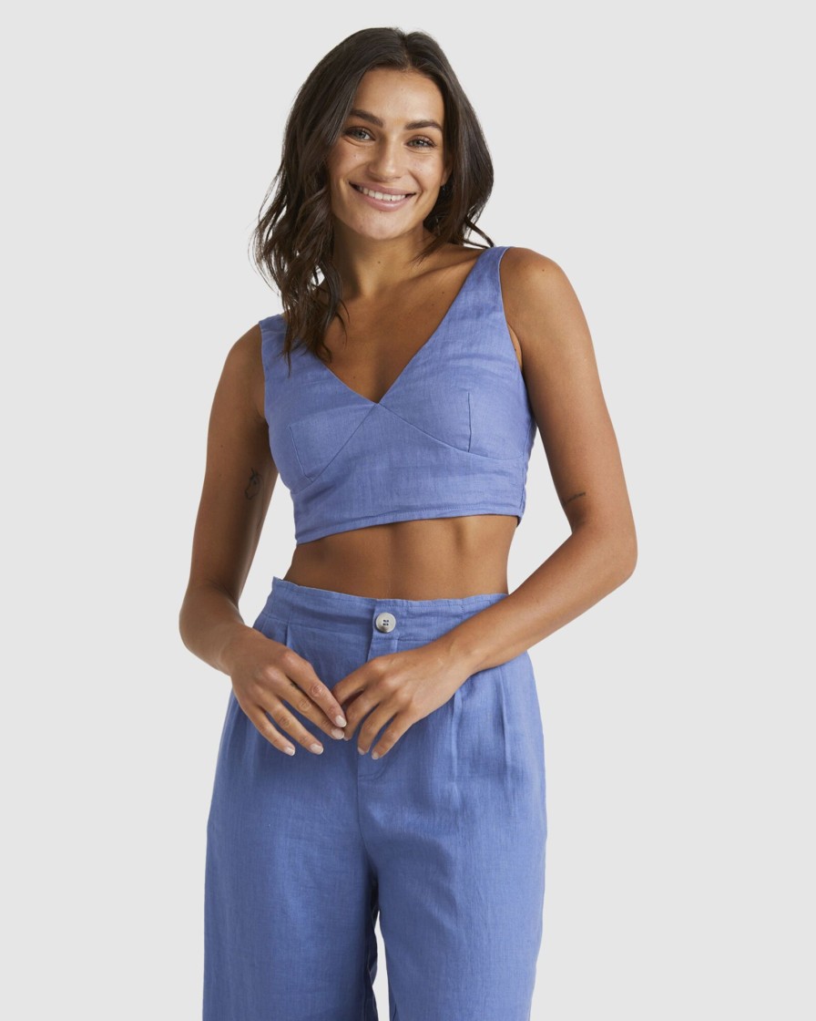 Women NUNUI Tops | Mediterranean Top