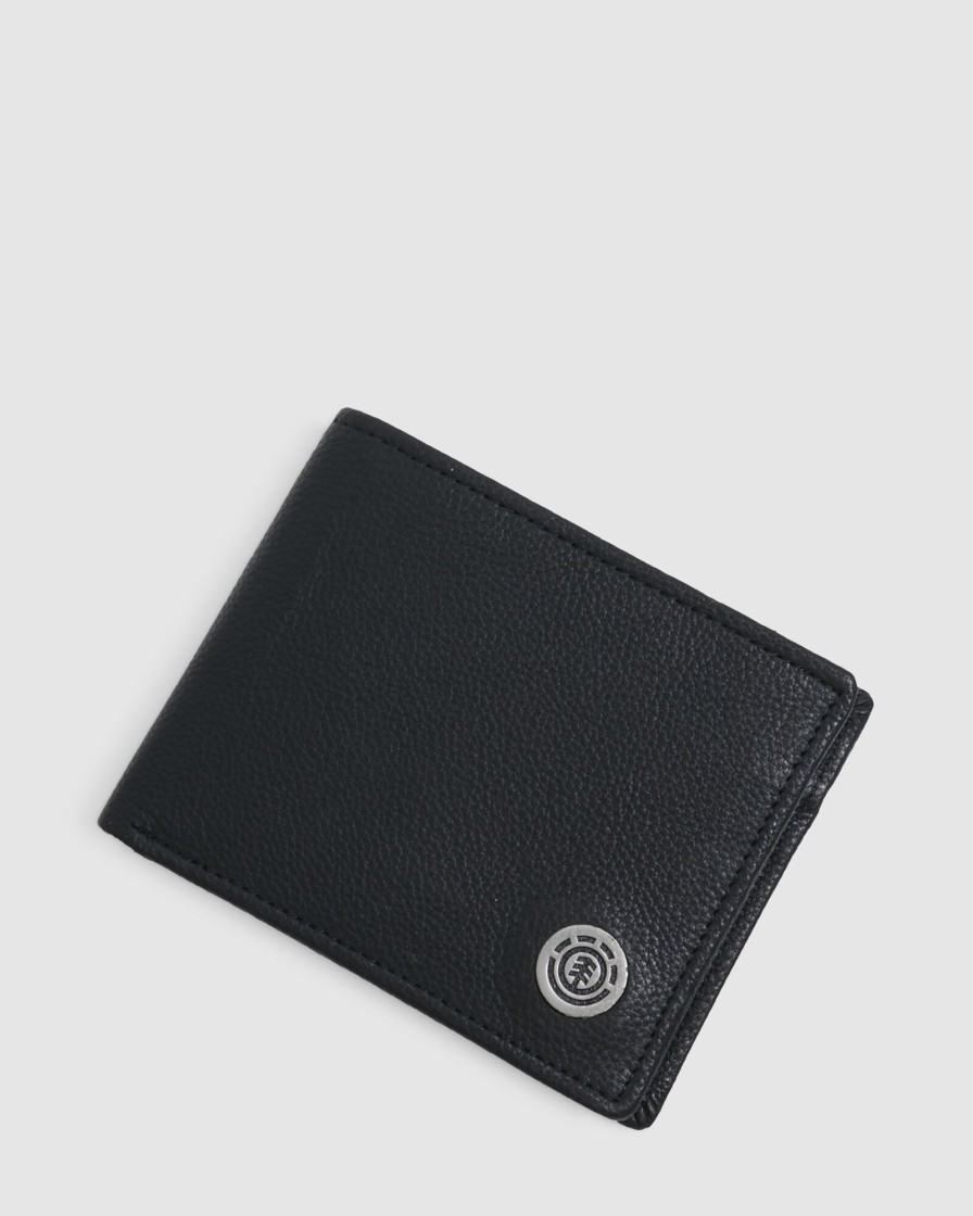 Men ELEMENT Wallets | Icon Leather Bi-Fold Wallet