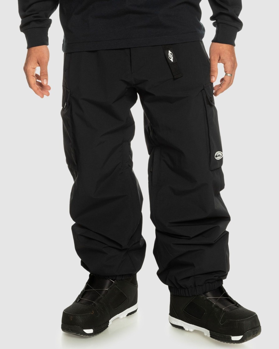 Men QUIKSILVER Pants | Mens Snow Down Cargo Technical Snow Pants